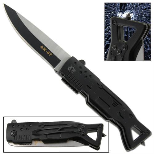 AK47 Assault Knife Spring Assisted Heavy Duty