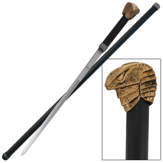 Ancient Cobra Walking Sword Cane Staff