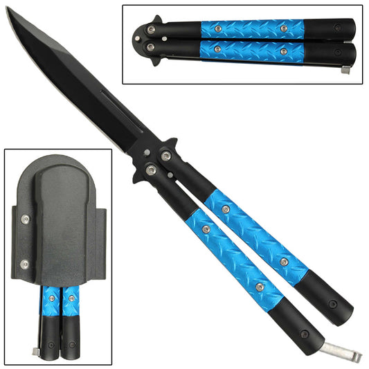 Azure Sky Butterfly Knife