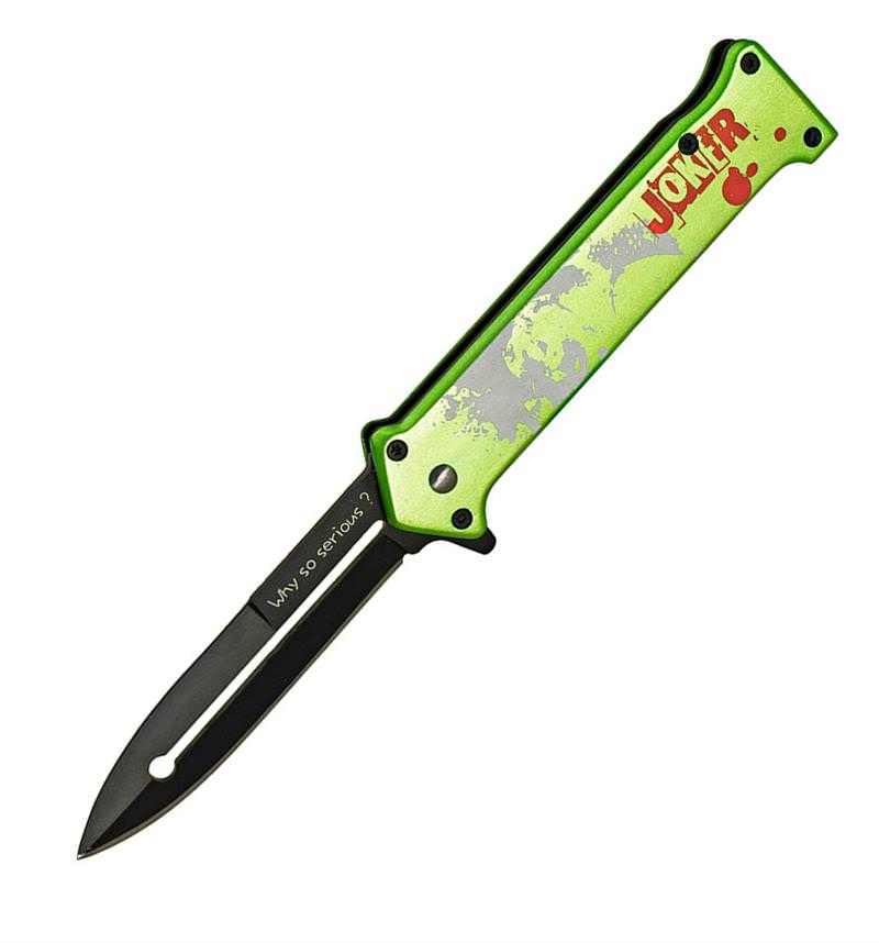 Joker Spring Assist 'Legal Automatic' Knife Green