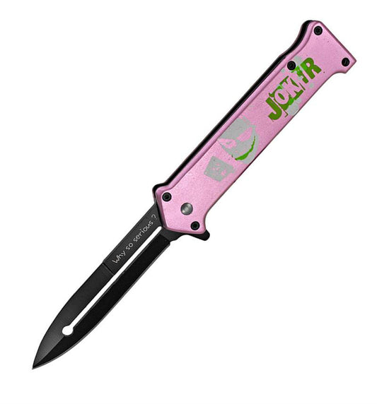 Joker Spring Assist 'Legal Automatic' Knife Purple