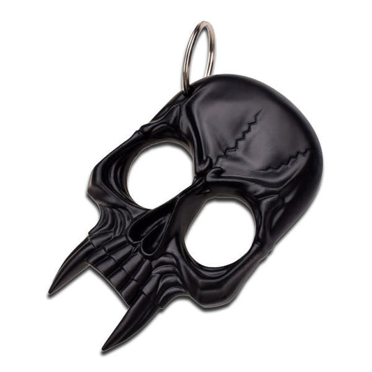 Demonic Skull Self Defense Keychain Black Knuckle