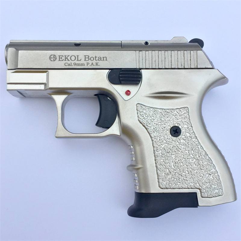 Botan 9MM Blank Firing All Satin Finish Starter Pistol