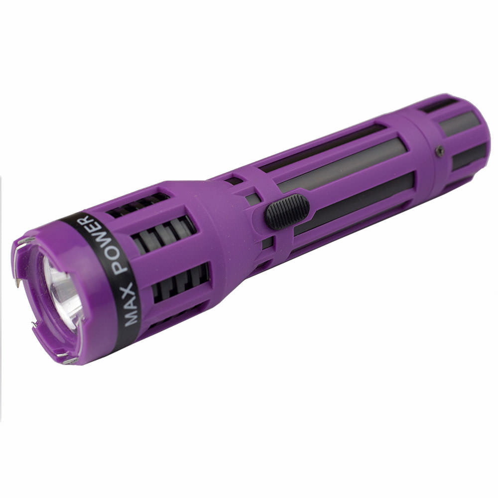 Self Defensive Predator Purple Powerful Flashlight Stun Gun
