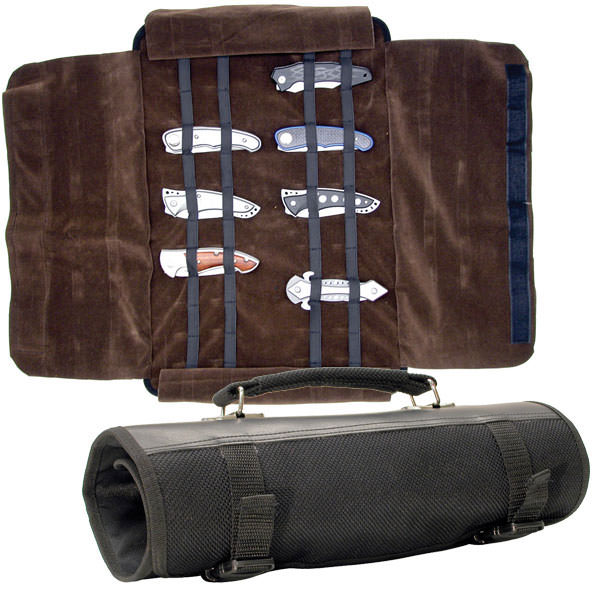Knife Roll Carrying Case Holds 24 Pcs