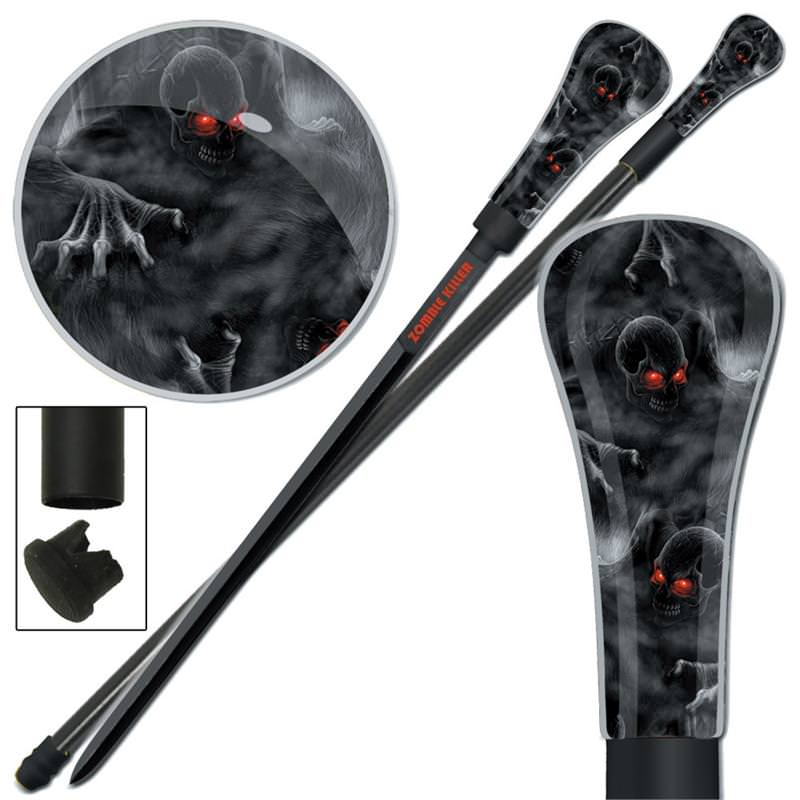 Creeper Zombie Killer End of Days Walking Cane Sword