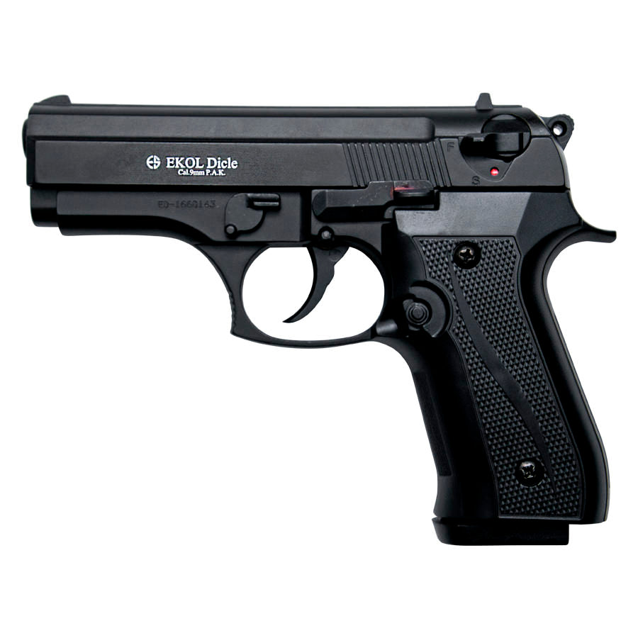 VCougar 8000 Blank Firing Replica Gun - Black Finish