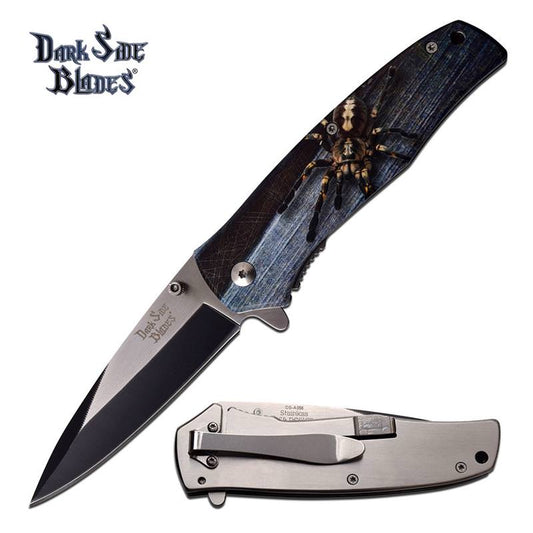 Tarantula Spider Fantasy Spring Assist Folding Pocket Knife 3.5" Blade