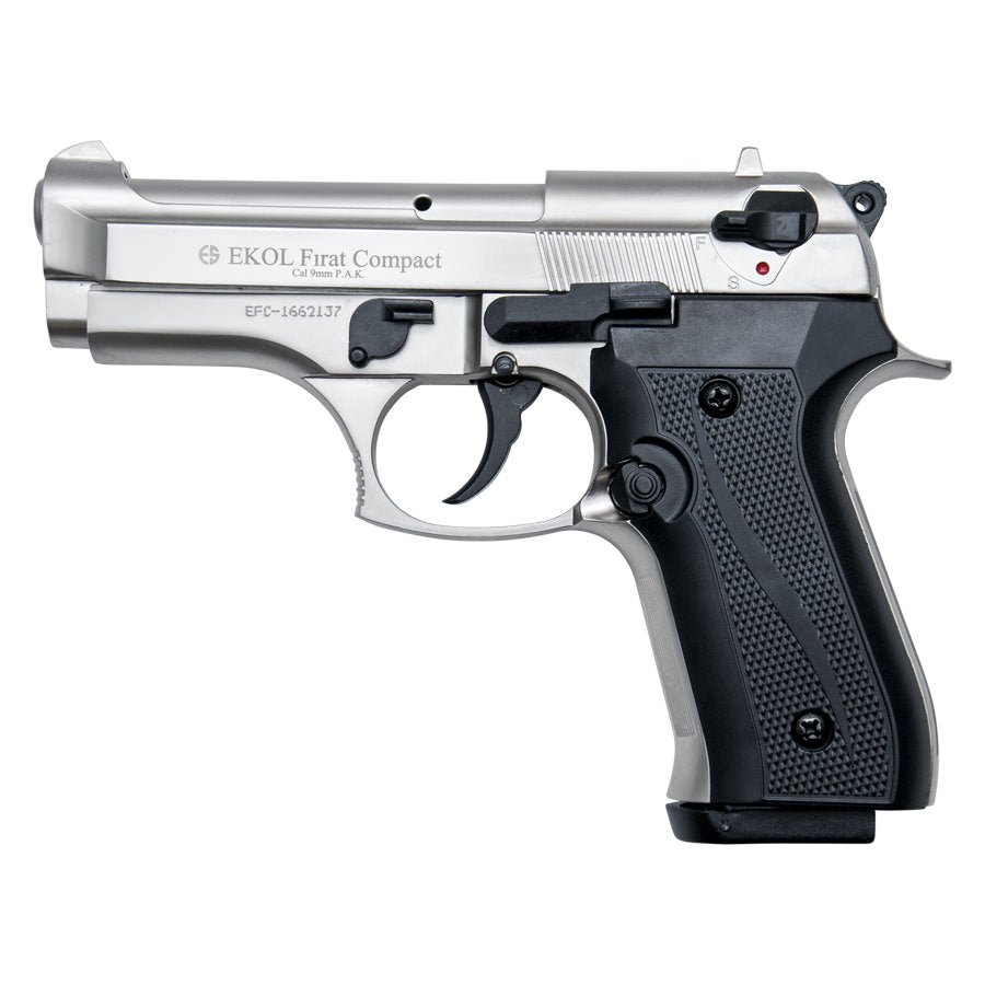 Compact V92F Blank Firing Replica Gun Satin Finish