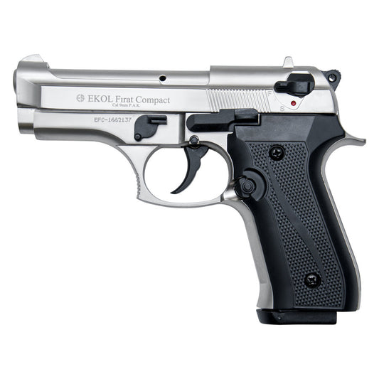 Compact V92F Blank Firing Replica Gun Satin Finish