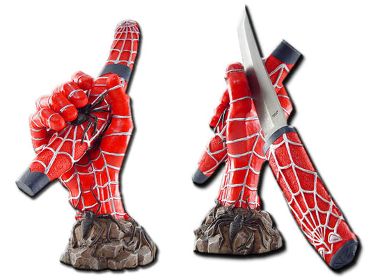 Spider Fury Venom Tanto Dagger  Knife 12 Inches Overall With Stand