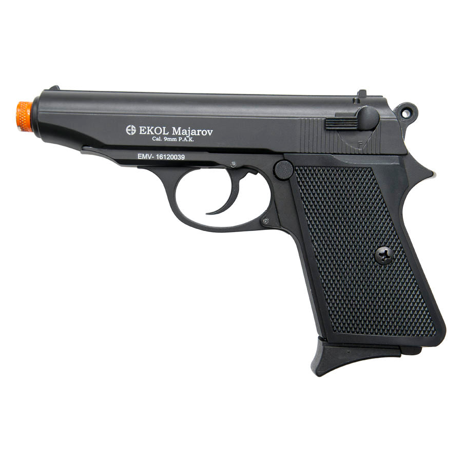 Majarov Semi Automatic Front Firing Blank Gun Black Finish