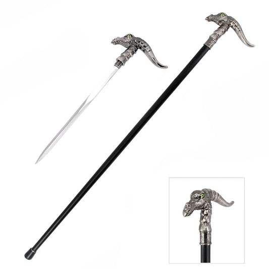 Green Eyed Dragon Gentleman's Walking Cane Sword