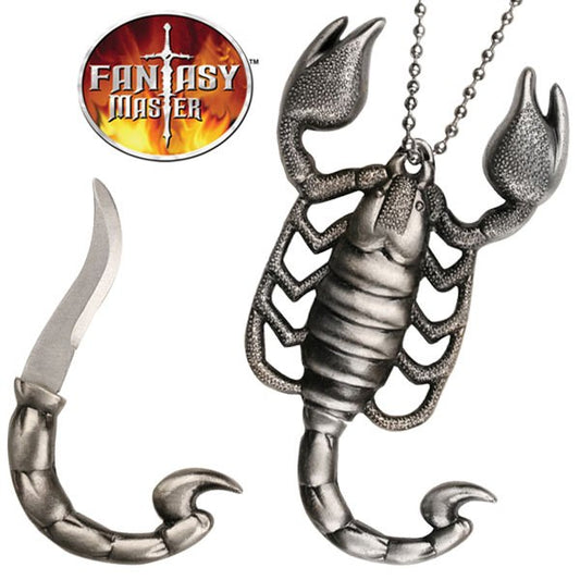 Scorpion Necklace With Hidden  Knife