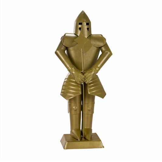 Suit of Armor Medieval Knight Golden Finish Decorative Collectible