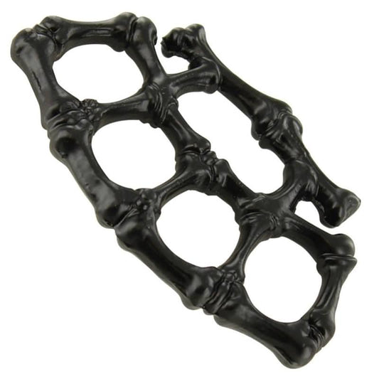 Aluminum Skeletal Bone Black Hand Belt Buckle Paperweight