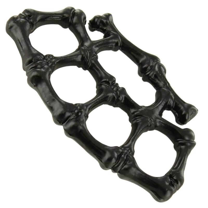 Aluminum Skeletal Bone Black Hand Belt Buckle Paperweight
