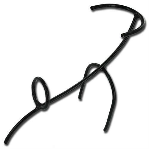 Twisted Iron Stand Black Finish For Drinking Horn