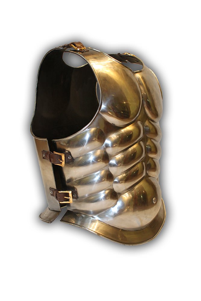 Medieval Roman Greek Muscle Body Armor Cuirass 16 Guage