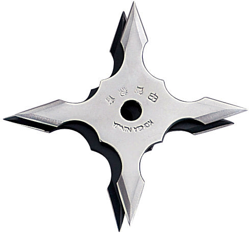 Silver Stainless Steel Ninja Throwing Star