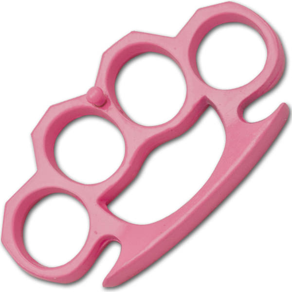 Pink Color Solid Steel Belt Buckle Knuckle, Paperweight