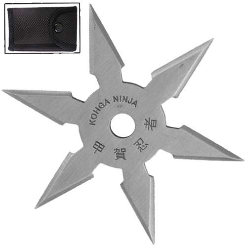 Khoga Ninja Six Point Sure Stick Throwing Star
