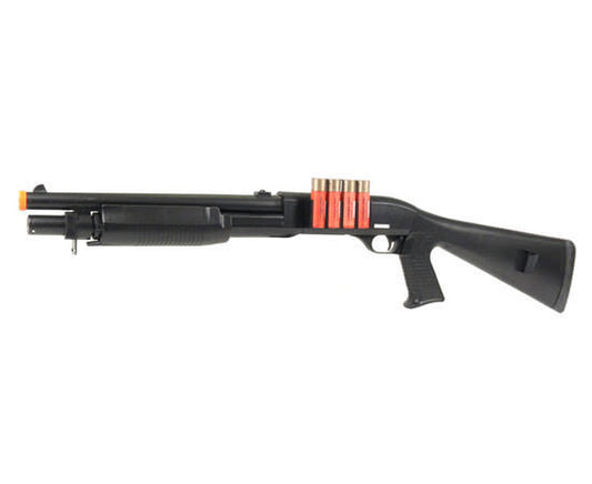 400 FPS AGM Airsoft M500 M183A2 Tactical Shell Fed Airsoft Shotgun