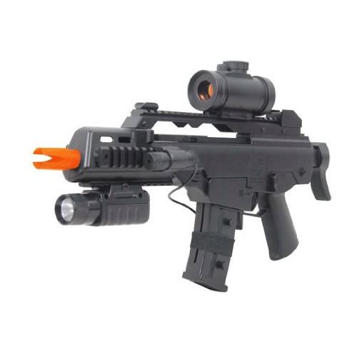 Spring M48P Airsoft Rifle FPS-250 Flashlight, Laser, Electronic Sight