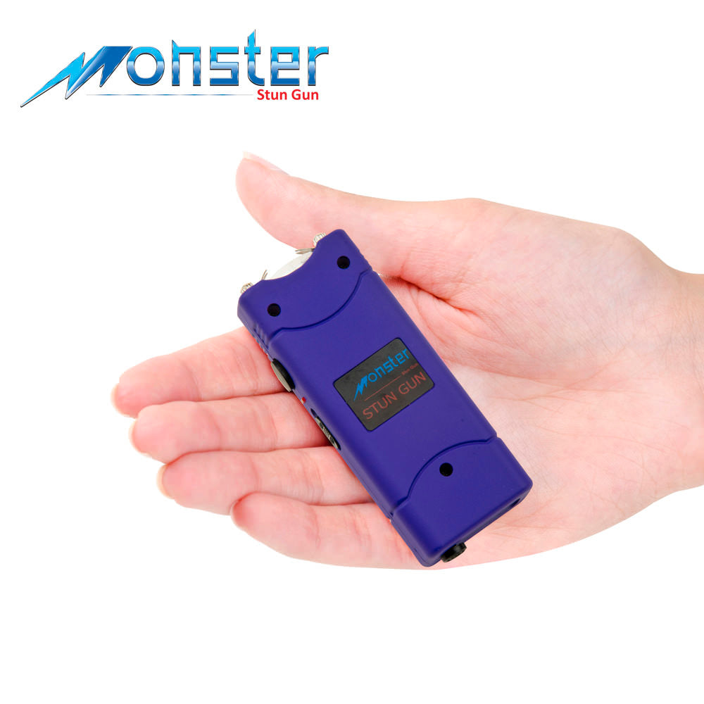 8,000,000 Rechargeable Ultra Mini Stun Gun With LED Light Purple