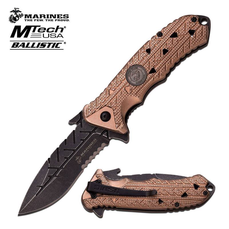 MTech USA US Marines The Few The Proud Spring Assisted Knife