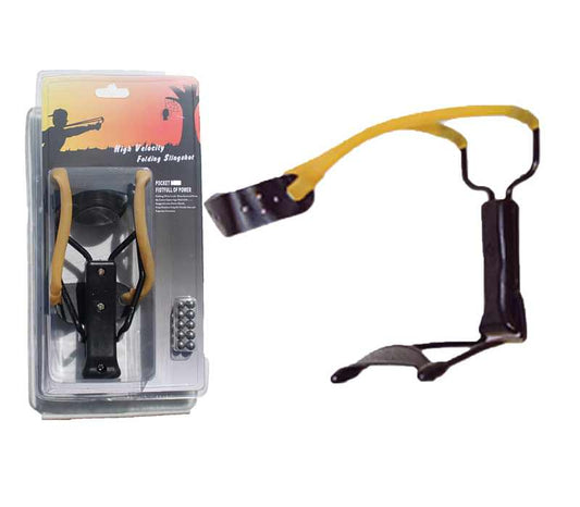 Hard Rubber Sling Shot With Slingshot Ammo