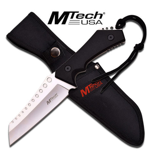 MTech USA Fixed Blade Military Style Tactical Chopper Knife
