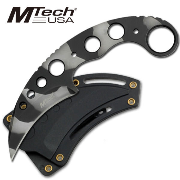 MTech USA Camouflage Neck Knife With Sheath