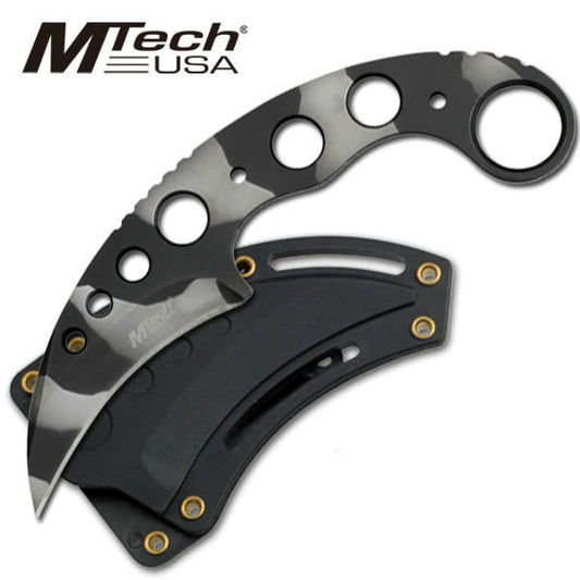 MTech USA Camouflage Neck Knife With Sheath