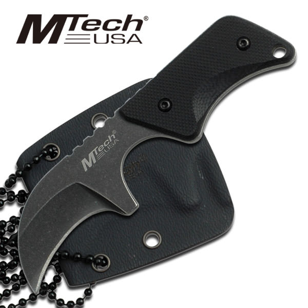 G-10 Handle Full Tang Tactical Combat Hawk Blade Neck Knife