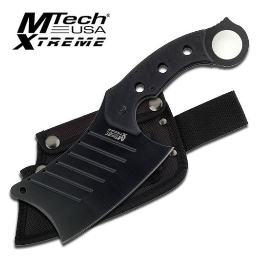 MTech Extreme 12" Fixed Blade Chopping Knife Stainless Full Tang Cleaver