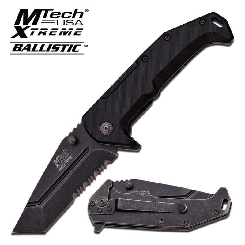MTech USA XTREME Ballistic Stonewash blade Spring Assisted Knife