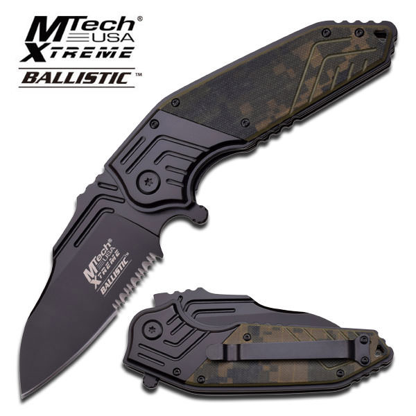 Urban Digital Camo Spring Assisted Opening Pocket Knife