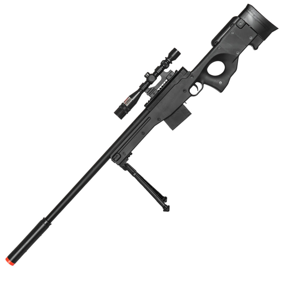 Airsoft Sniper Rifle L96 Gun MK13 MOD L96A1 Scope Bipod Bolt Action
