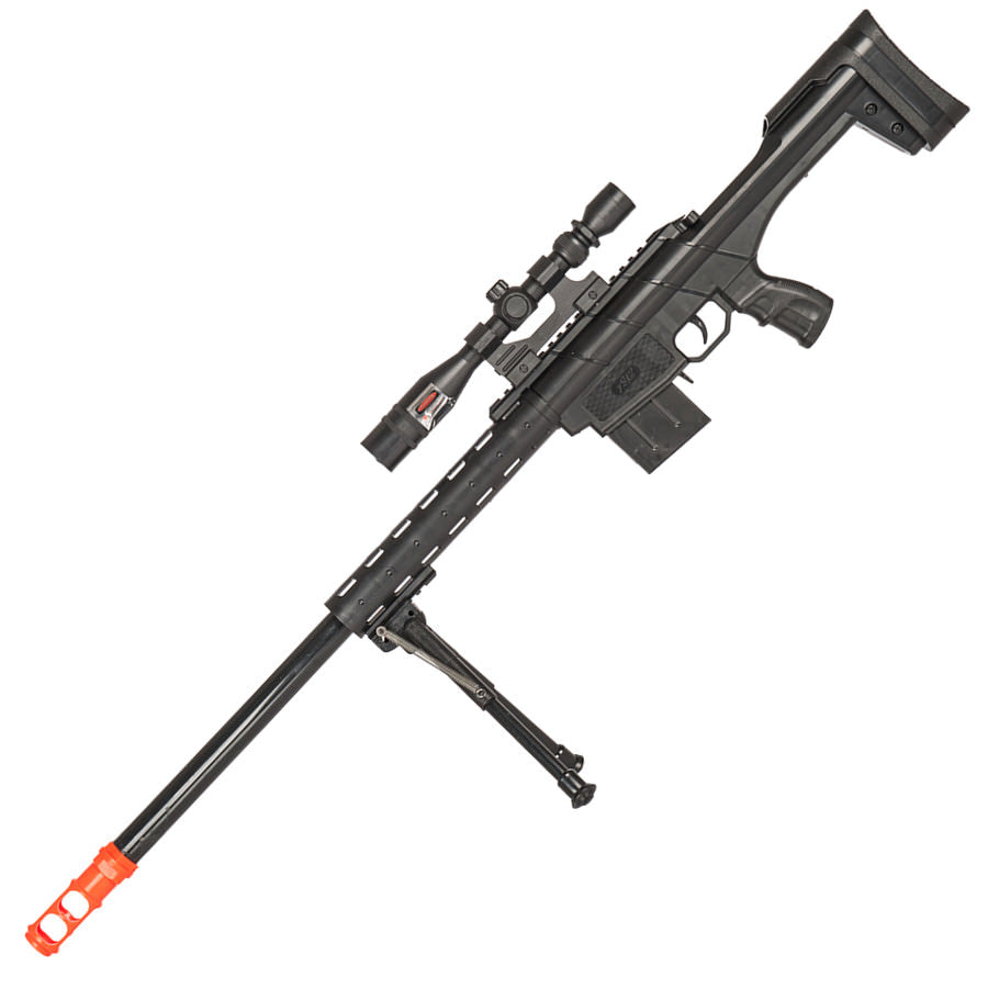 250 FPS Spring Airsoft Sniper Rifle Gun With Laser Scope Sight Bipod