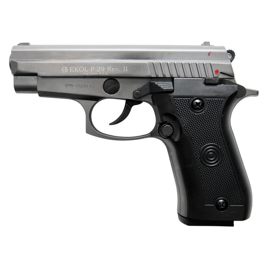 P29 Rev2 Semi Automatic Blank Firing Pistol Fume Finish