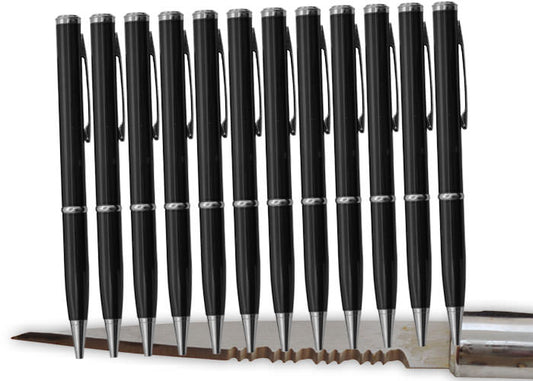One Dozen Elegant Letter Opener Refillable Pen With Hidden Knife