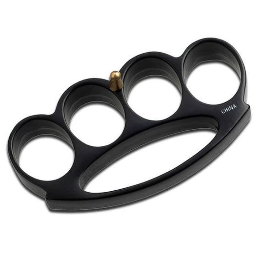 Chubby Chunk Paperweight Black Belt Knuckle Buckle