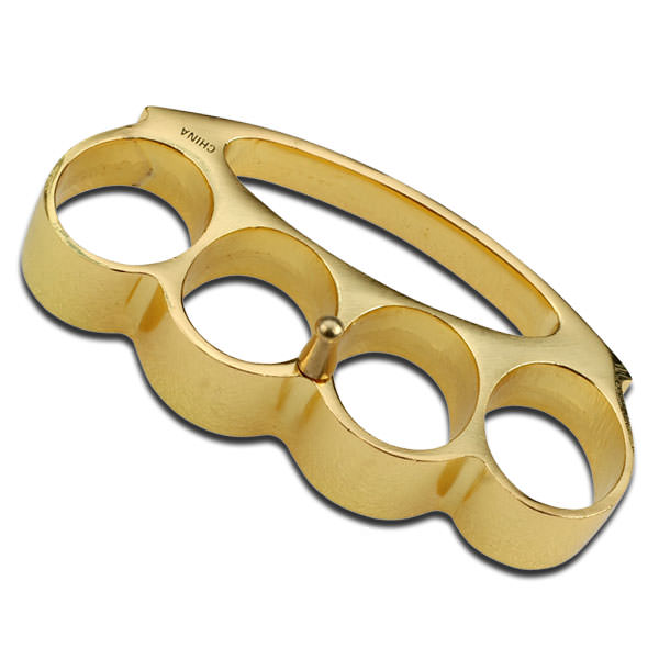 Chubby Chunk Paperweight Gold Belt Knuckle Buckle