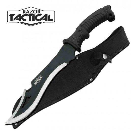 Black Combat Machete Razor Tactical - Military Edition