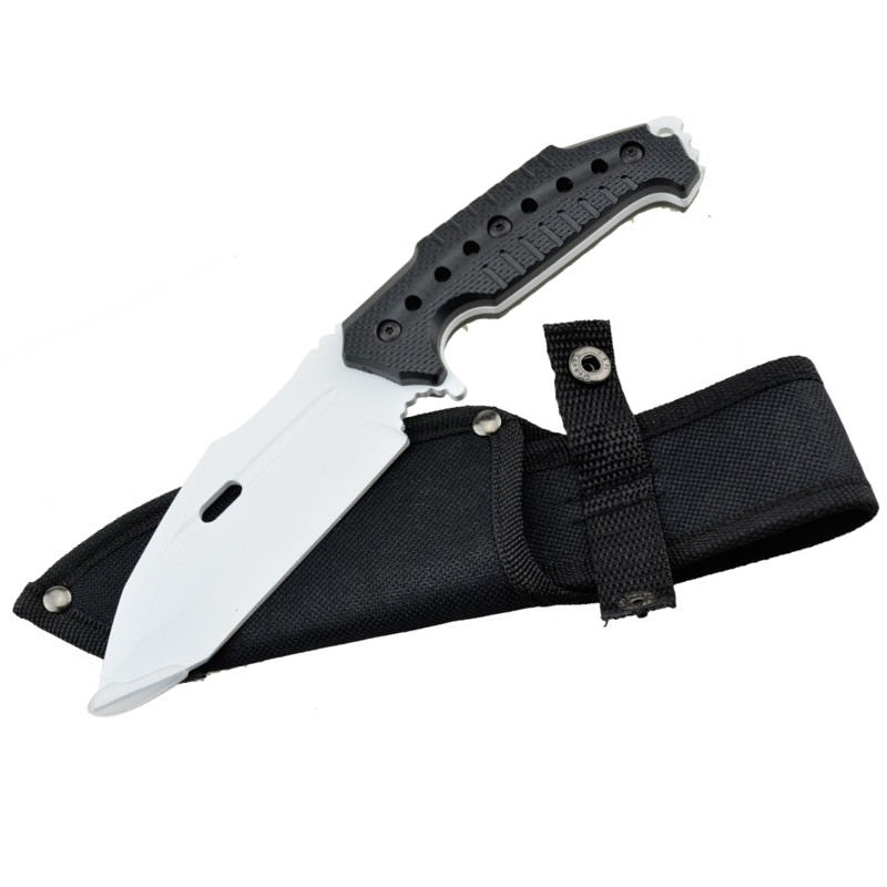 9" Tactical Combat Tanto Hunting Knife Military Fixed Blade