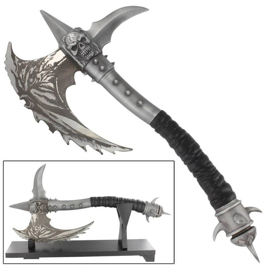 Ritual Possession Divine Chaos Fantasy Display Axe With Stand