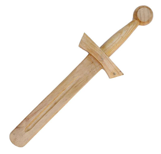 Wooden Practice Medieval Short Sword 17 Inhces Overall