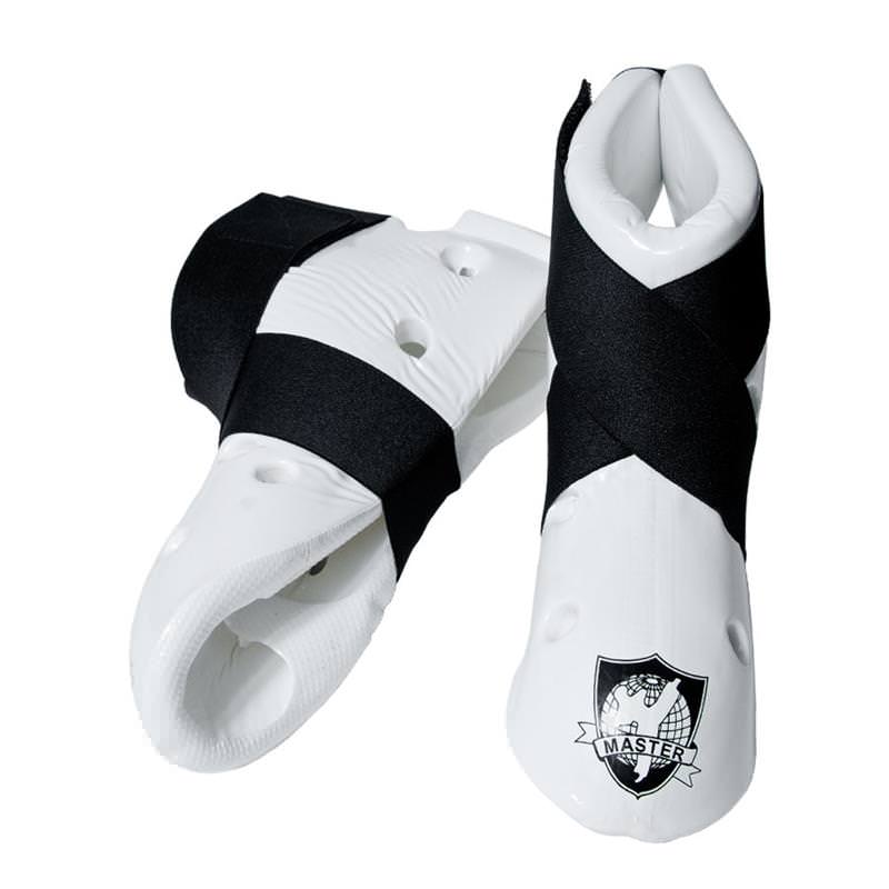 White Student Martial Arts Sparring Foot Gear Shoes Size Large