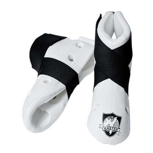 White Student Martial Arts Sparring Foot Gear Shoes Size Large
